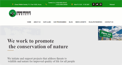 Desktop Screenshot of ghanawildlifesociety.org